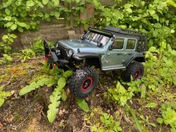DF-4S PRO Crawler zelenošedá metalíza 313mm 1:10, naviják, LED + sleva 1500,- na příslušenství