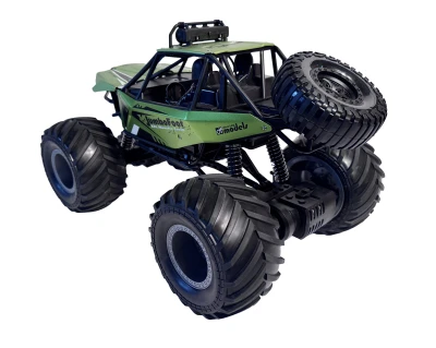 DF models DF JUMBO FOOT V2 Off Road 1:10 RTR, zelená, LED světla, zvuky