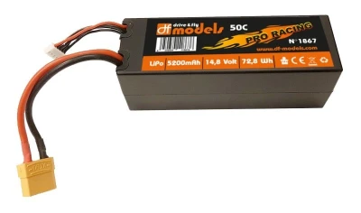DF models LiPo 4S 14,8V/5200 mAh 50C XT90 akumulátor