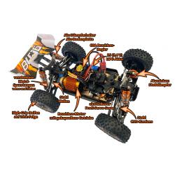 DF models RC auto RC buggy BL06- Brusshless 1:14 + sleva 400,- na příslušenství