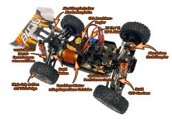 DF models RC auto RC buggy BL06- Brusshless 1:14 + sleva 400,- na příslušenství