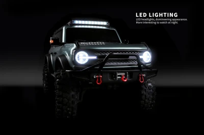 DF models DF-4S Variant 1:10 RTR šedá metalíza, LED, naviják, dvourychlostní převodovka RC crawler