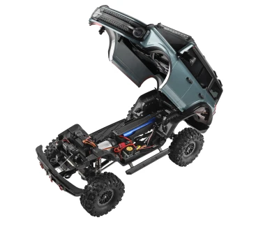 DF models DF-4S Variant 1:10 RTR šedá metalíza, LED, naviják, dvourychlostní převodovka RC crawler