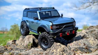 DF models DF-4S Variant 1:10 RTR šedá metalíza, LED, naviják, dvourychlostní převodovka RC crawler