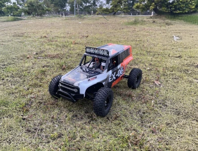 DF models RC písečná buggy EX-06 4WD 1:12 RTR, LED, tuningové díly, nastavitelná rychlost
