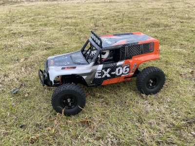 DF models RC písečná buggy EX-06 4WD 1:12 RTR, LED, tuningové díly, nastavitelná rychlost