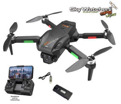 DF models RC skládací dron SkyWatcher GPS Light RTF
