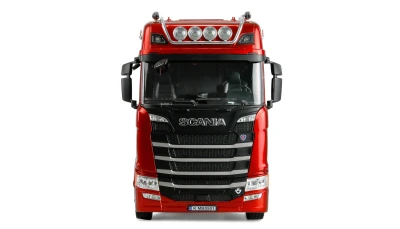 DF models RC tahač Scania 770 6x4 1:18 RTR červený
