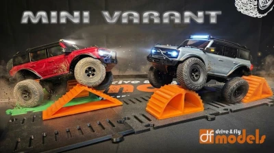 DF models Varant Crawler 4WD 1:18 RTR, portály, 2st. převodovka, LED, vínová metalíza