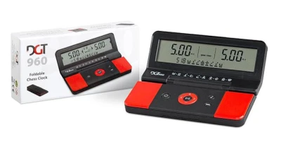 DGT Travel Timer 960 černé digitální šachové hodiny v cestovním provedení