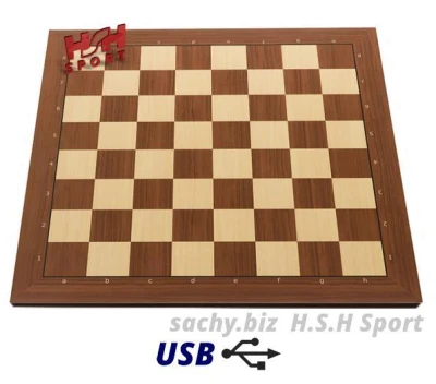 DGT Elektronické šachy DGT Smart Board na USB s plastovými figurami (AKČNÍ CENA)