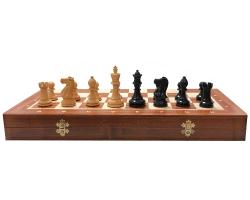 DGT Šachy Staunton Queen Lady Judit Polgár s intarzovanou šachovnicí