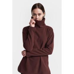 Didriksons Johanna W 502766 dámská mikina POUZE 38 - hnědá (VÝPRODEJ)