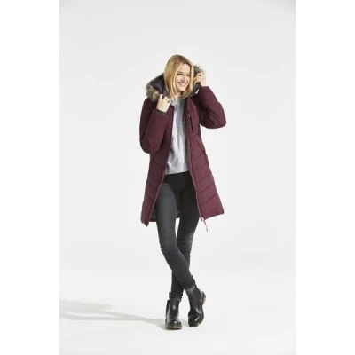 Didriksons Natasha W 501799 dámský kabát POUZE 48 - bílo-šedá (VÝPRODEJ)