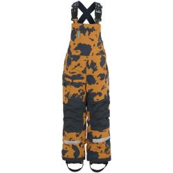 Didriksons Polarbjornen print 503831 dětské kalhoty POUZE 80 - žlutohnědá (VÝPRODEJ)