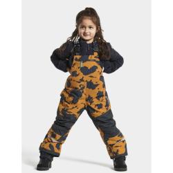 Didriksons Polarbjornen print 503831 dětské kalhoty POUZE 80 - žlutohnědá (VÝPRODEJ)