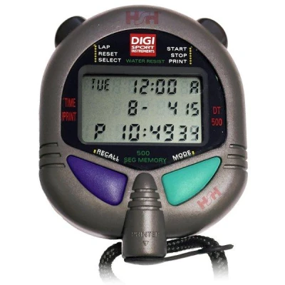 Digi Sport Instrument DT500 multifunkční stopky s tiskárnou a kapacitou 500 záznamů