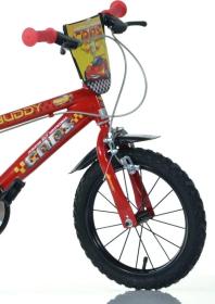 Dino 414U CARS 3 - 14 chlapecké kolo červené + reflexní sada