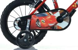 Dino 414U CARS 3 - 14 chlapecké kolo červené + reflexní sada