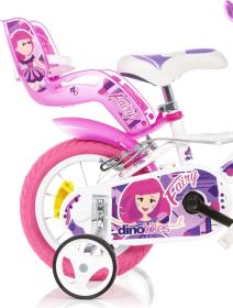 Dino Fairy 12 - bílé dětské kolo