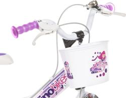 Dino Fairy 12 - bílé dětské kolo