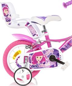 Dino 124RSN-09FY Fairy 10 - ružové detské kolo