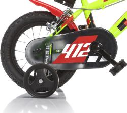 Dino 412US 12 - černo-červené 2017 dětské kolo