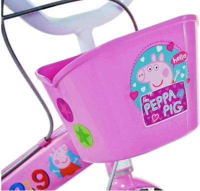 Dino 144R-PGS Prasátko Peppa 14 dětské kolo + reflexní sada