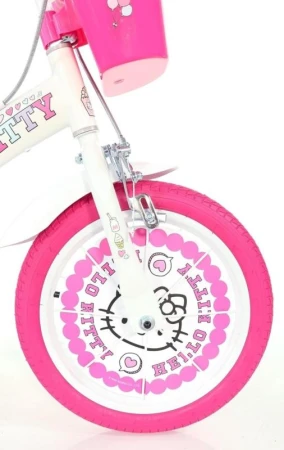 Dino 614G-HK Hello Kitty 14 dětské kolo + reflexní sada