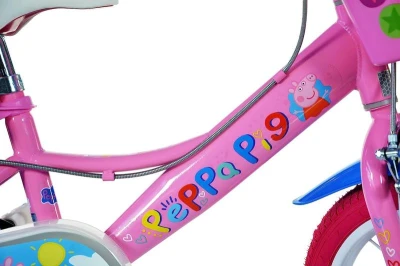 Dino 164R-PGS - PEPPA PIG 16 dětské kolo + reflexní sada