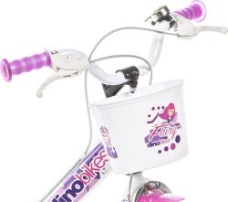 Dino 164RSN-05FY - Víla bílá 16 2024 dětské kolo + reflexní sada