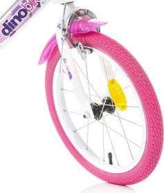 Dino 164RSN-05FY - Víla bílá 16 2024 dětské kolo + reflexní sada