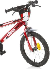 Dino 16 416US-06 - červené dětské kolo