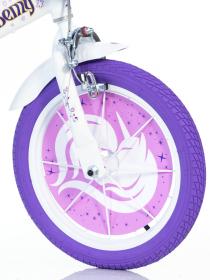 Dino 164R Unicorn Academy 2025 16 dívčí kolo + reflexní sada