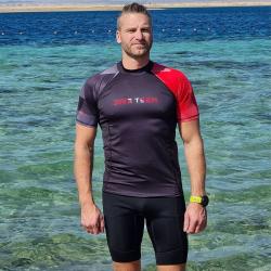 Dive Team Pánské lycrové triko MAN, krátký rukáv
