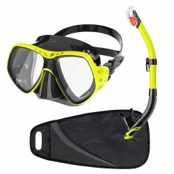 Dive Team Šnorchlovací set maska a šnorchl DEEP VISION antifog