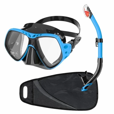 Dive Team Šnorchlovací set maska a šnorchl DEEP VISION antifog