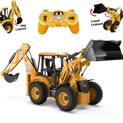 DOUBLE E RC traktor bagr JCB 1:20