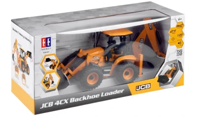 Double E JCB 4CX žlutý 1:20 RTR RC traktorbagr