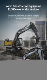 DoubleE RC bagr VOLVO EC160E 1:16 17 kanálů LED zvuky RTR sada app na programování + sleva 400,- na příslušenství
