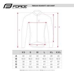 Force GOLD LADY čierny dámsky cyklodres - dlhý rukáv