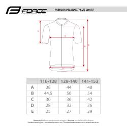 Force LIMIT KID oranžový detský dres