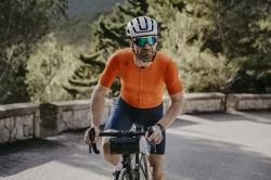 Force MILD oranžový cyklodres - kr. rukáv