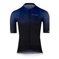 Force SMOOTH modro-čierny cyklistický dres - krátky rukáv