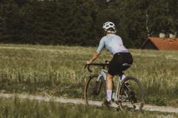 Force SPLASH LADY růžovo-modrý dámský dres - kr. rukáv