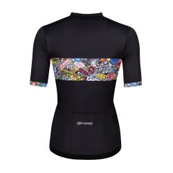 Force VIVID LADY čierny dámsky cyklistický dres