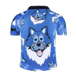 Force WOLFIE KID modrý dětský cyklistický dres
