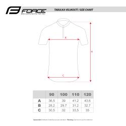 Force WOLFIE KID modrý dětský cyklistický dres