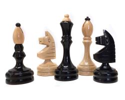 Drevene-sachy.cz Drevene sachy.cz Česká klubovka Original komplet s rolovacou šachovnicou a vreckom