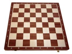 Drevené šachy.cz Česká klubovka Original s drevenou intarzovanou šachovnicou
